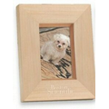 Light Oak Brown Solid Wood Frame - 2 Tone Double Frame Design (3 1/2"x5")